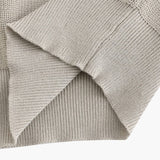 Aaron | Cozy halbem Reißverschluss Herren Gerippt Strickpullover mit Polokragen