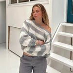 Anna | Lässiger Übergroßer Trui Zendoo.de