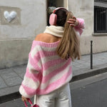 Anna | Lässiger Übergroßer Trui Zendoo.de