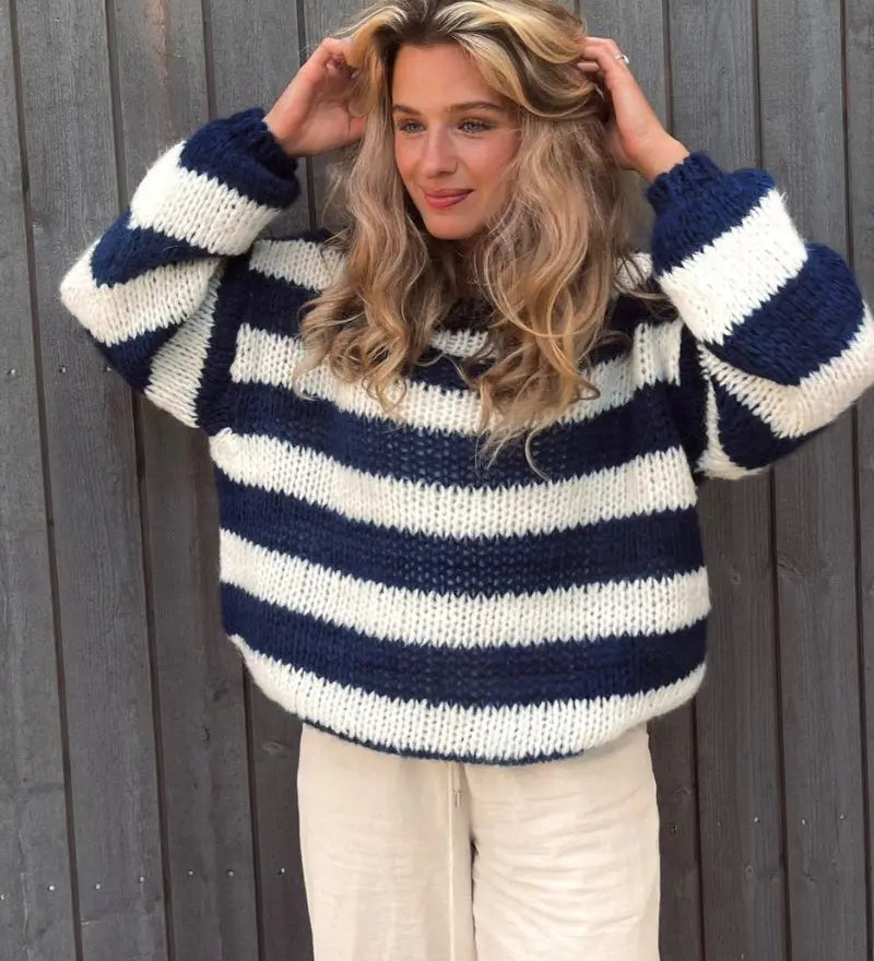 Anna | Lässiger Übergroßer Trui Zendoo.de