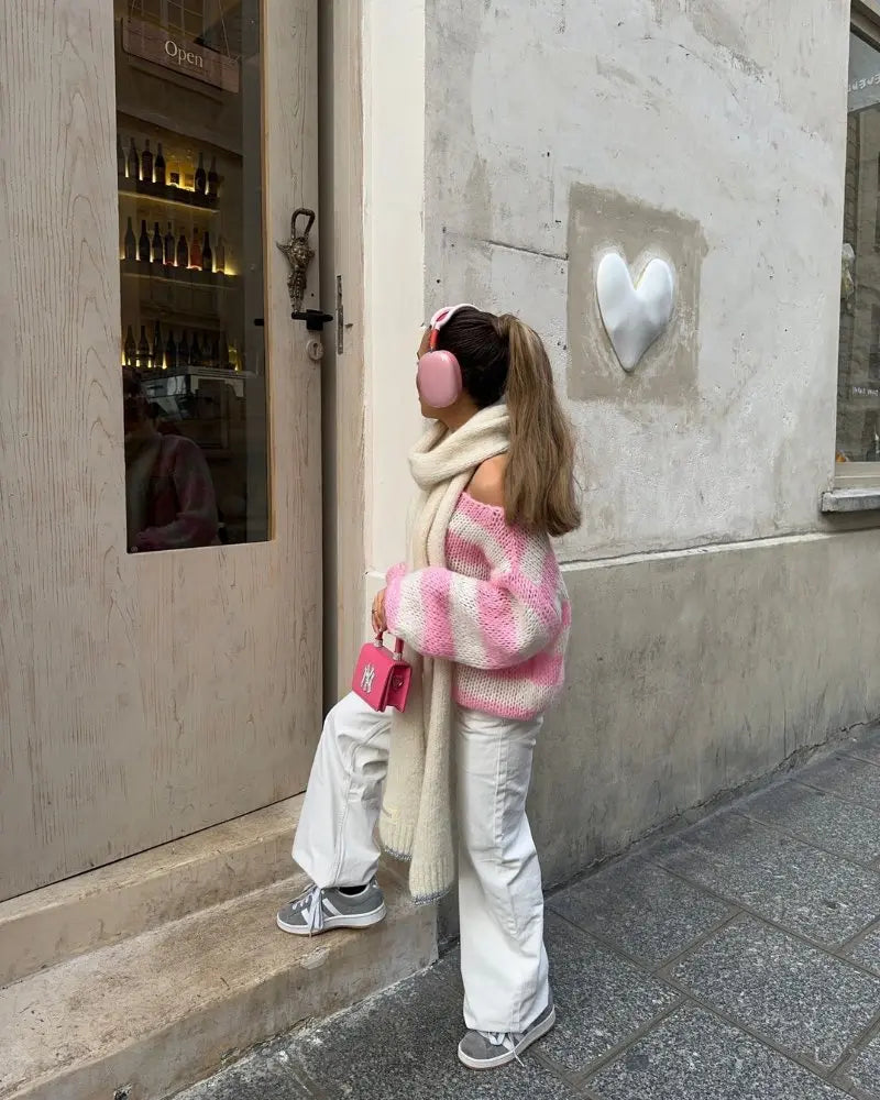 Anna | Lässiger Übergroßer Trui Zendoo.de