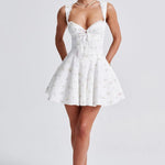 Alessia | Minikleid - Buntes Blumenprint Zendoo.de