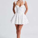 Alessia | Minikleid - Buntes Blumenprint Zendoo.de