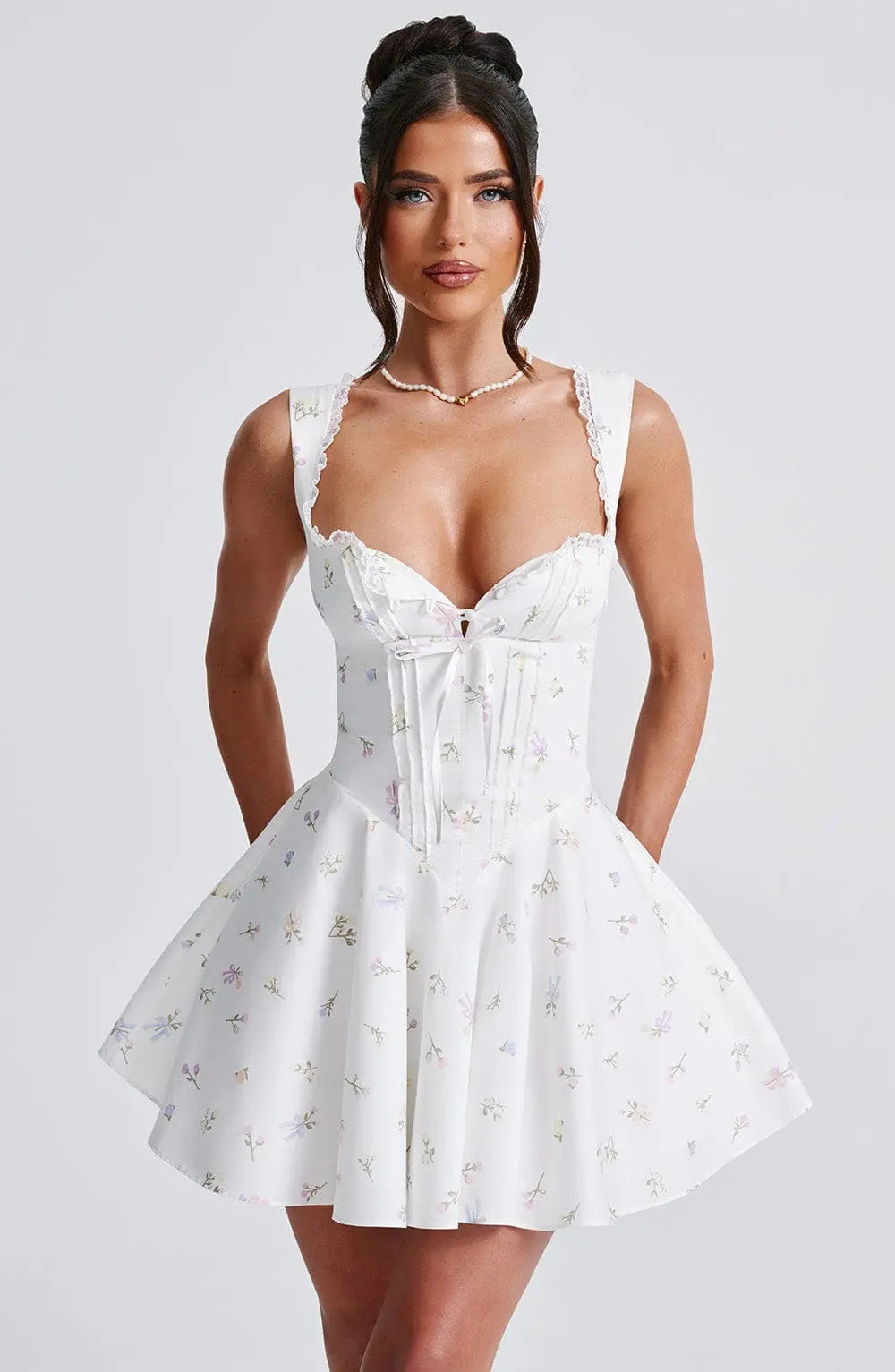 Alessia | Minikleid - Buntes Blumenprint Zendoo.de