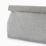 Aurielle | Goldene Clutch mit Kristallbesatz & Schnappverschluss – Elegante Abendtasche für Damen