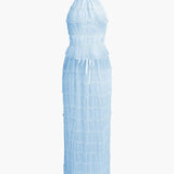 Elise | Romantisches Zweiteiler-Set mit Plissee-Top & Maxirock