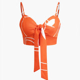 Bailey | Zweiteiler mit Knoten-Top & Bambusprint-Hose