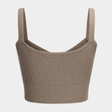 Christin | Stilvolles Strick-Dreiteiler-Set mit Cardigan, Crop-Top & Bleistiftrock