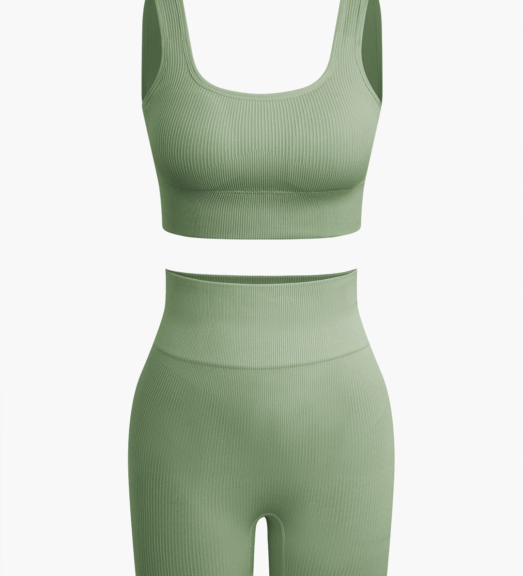 Elaine | Nahtloses Sport-Set mit Crop-Top & Yoga-Shorts