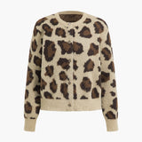 Leona | Weicher Strick-Cardigan mit Leopardenmuster – Trendy & Bequem