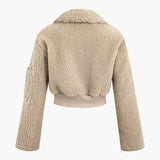 Misha | Teddy-Zweiteiler mit Cargohose & Cropped-Jacke