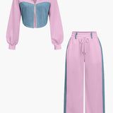 Hope | Sportliches Zweiteiler-Set mit Denim-Details