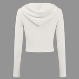 Ava | Strick-Set mit Kapuzenjacke & Schlaghose