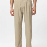 Vincent | Hochtaillierte Herren-Hose Beige