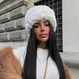 Annika | Weiße Pelzmütze für Damen