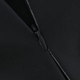 Edwina | Figurbetonter Kunstleder-Midirock mit asymmetrischer Wickeloptik