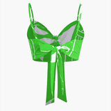 Bailey | Zweiteiler mit Knoten-Top & Bambusprint-Hose