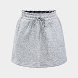 Elsa | Zweiteiliges Sweat-Set mit karierten Details