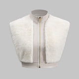 Antonia | Kunstleder-Set mit Kunstpelz-Details