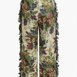 Jara | Extravagantes Zweiteiler-Set mit Bustier & bestickter Cargo-Hose