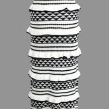 Sandy | Strick-Zweiteiler mit Häkel-Bikini & Rüschenrock