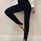 Clara | Gerippte Mid-Waist-Leggings – Komfort und Stil für Jeden Tag Zendoo.de