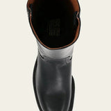 Damen-Lederstiefel im Westernstil mit Blockabsatz