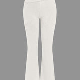 Ava | Strick-Set mit Kapuzenjacke & Schlaghose