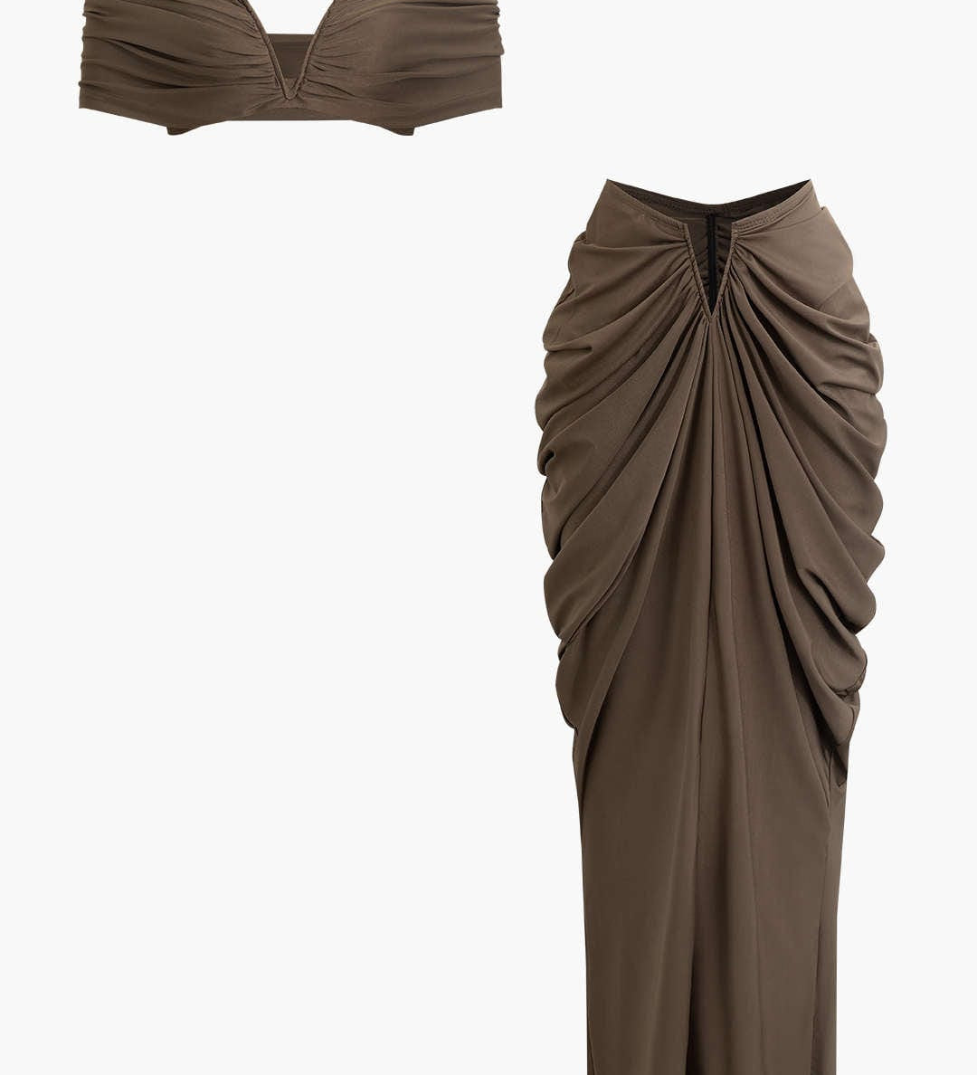 Desiree | Elegantes Off-Shoulder-Set mit Drapierung