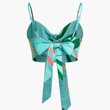 Bailey | Zweiteiler mit Knoten-Top & Bambusprint-Hose