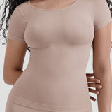 Selina | Nahtloses Shaping T-Shirt mit kurzen Ärmeln