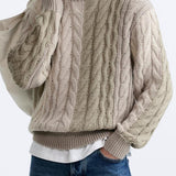 Jonas | Grobstrick-Pullover mit Zopfmuster – Klassisch & Zeitlos