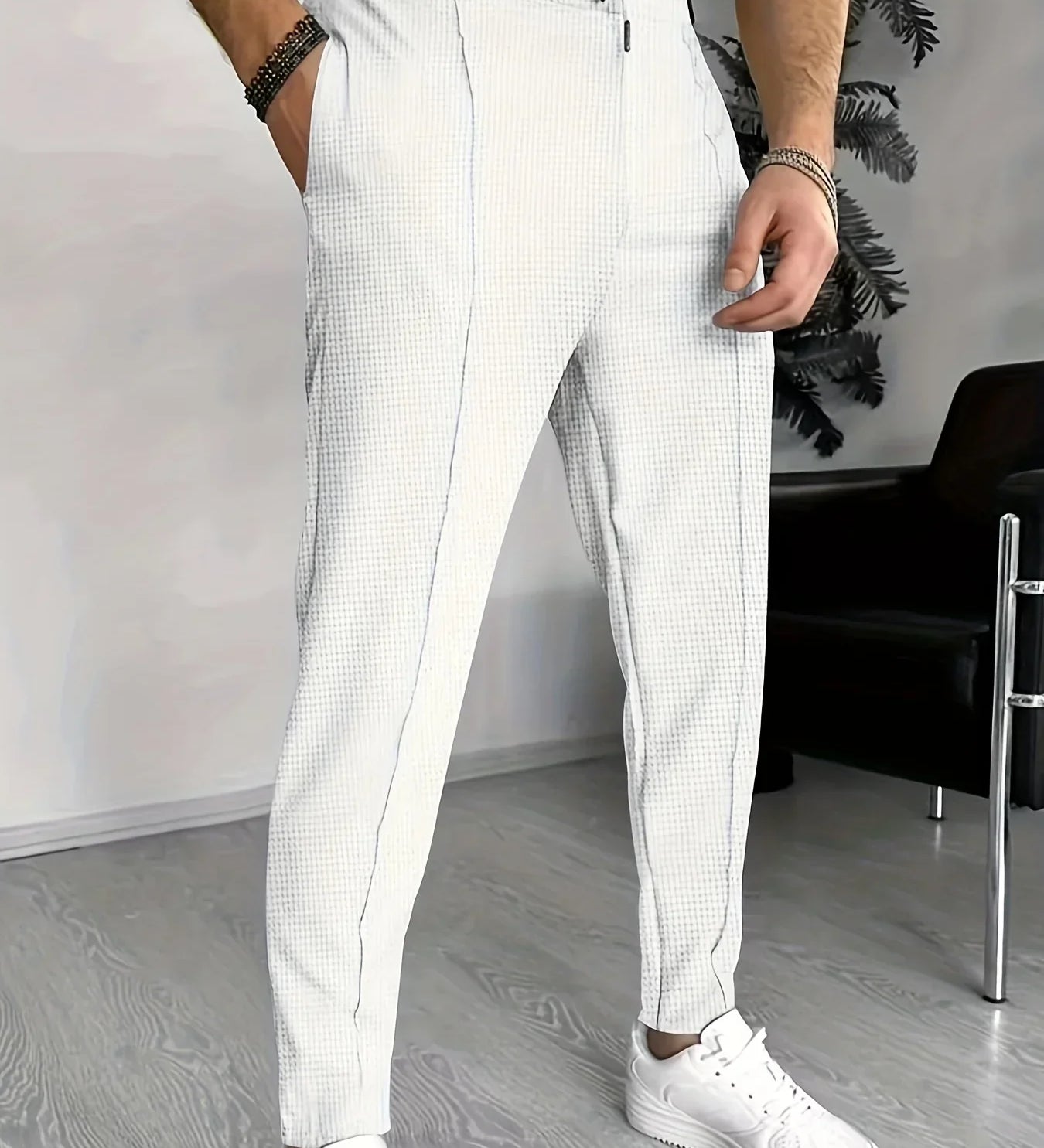 Christoph | Stilvolle karierte Slim-Fit-Hose