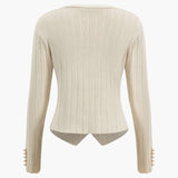 Estelle | Strick-Set mit Blazer, Weste & Midirock