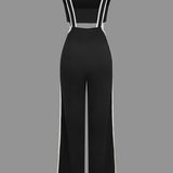 Sabine | Zweiteiler mit Kontrastdetails & Figurschmeichelndem Design