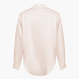 Florentine | Elegante Langarm-Bluse aus seidigem Satin