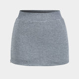 Lilli | Trendiges Zweiteiler-Set mit One-Shoulder-Sweatshirt & Minirock