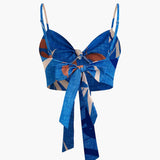 Bailey | Zweiteiler mit Knoten-Top & Bambusprint-Hose