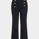 Diana | Elegantes Zweiteiler-Set mit Strickjacke & Wide-Leg-Hose