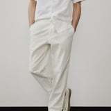 Herren-Casualhose mit Kordelzug – Minimalistischer Look in mehreren Farben