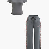 Jade | Freizeit-Set mit Fransen-Details