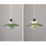 MaxMosaic | Moderne Schatten LED Hängelampe Buntes Metall Wohn/Schlafzimmer/Esszimmer Zendoo.de