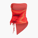 Trixie | Verführerisches Bandeau-Zweiteiler-Set mit Minirock