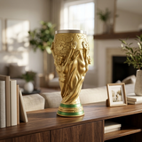 Fußball Trophäe Deko - Goldener Fan Pokal - Fußball Fan Geschenk
