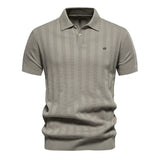 Benles | Stylish Stripe Poloshirt Gestrickt