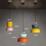 MaxColor | Bunte und elegante Macaron LED-Pendelleuchte Zendoo.de