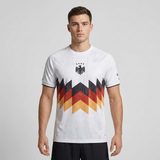 Fußballtrikot Deutschland - Retro Fan-Shirt Adler Print - Rundhals Kurzarm Jersey