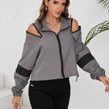 Gudula | Sportliche Windbreaker Jacke