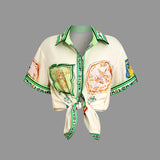 Denise | Elegantes Zweiteiler-Set mit Print-Design