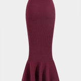 Atasha | Elegantes Strick-Zweiteiler-Set mit Volant-Rock